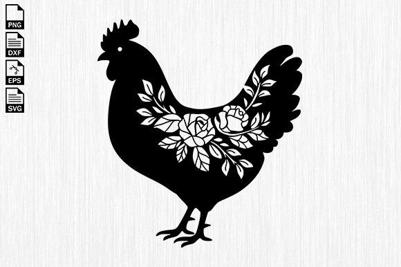 Floral Chicken Svg Review