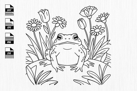 Floral Frog Svg Review