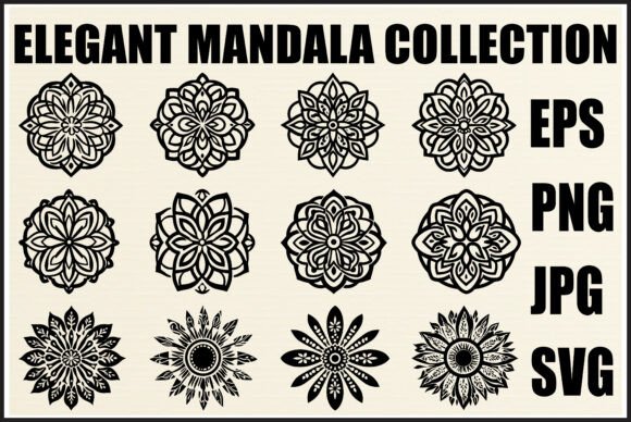 Floral Mandala SVG Bundle