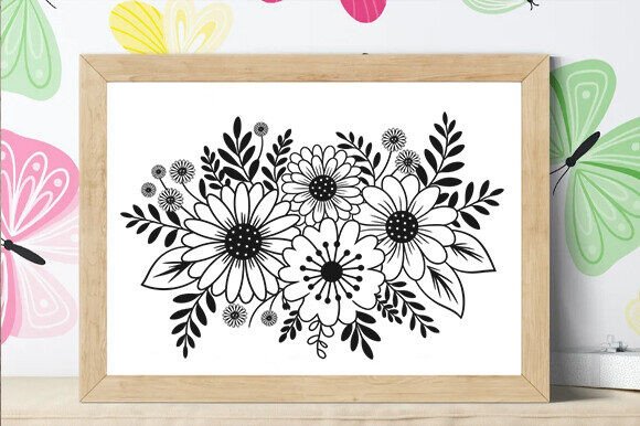 Flower Svg, Floral Bouquet Svg